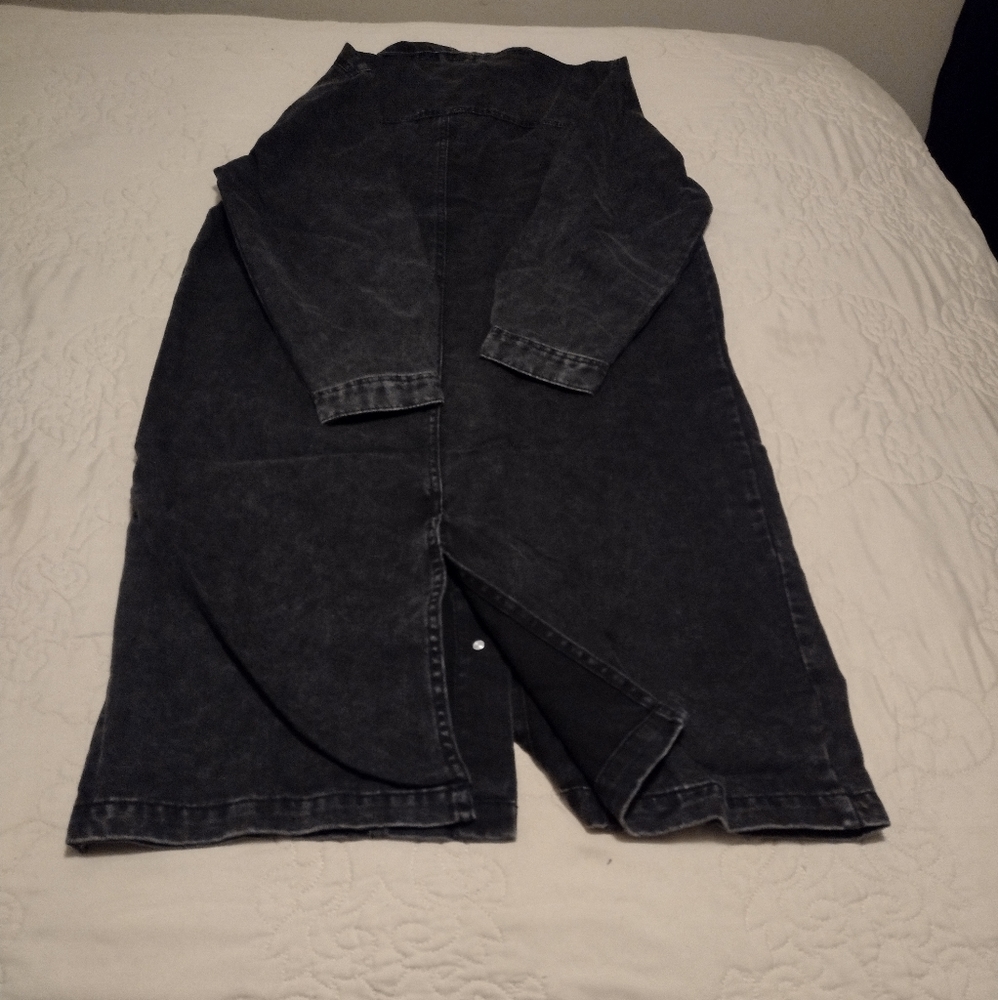 Long Oversized Jean Jacket - Picture 7 of 8